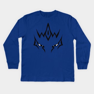 Fenrys Wolf Mode Face Tattoo from Chillin in Another World with Level 2 Super Cheat Powers or Lv2 kara Cheat datta Anime Girl Characters L2KCD-1 Kids Long Sleeve T-Shirt